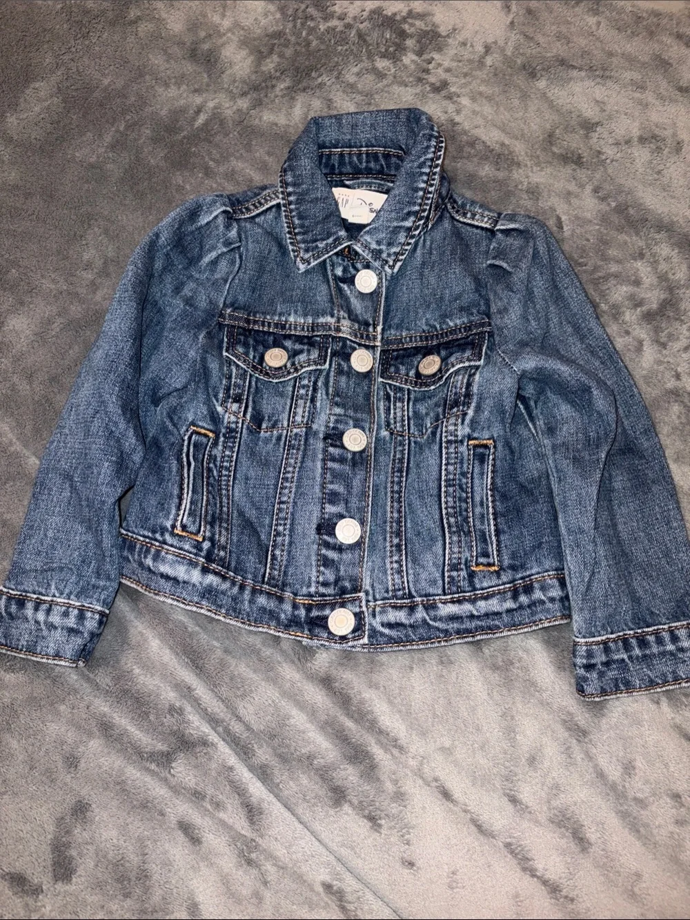 Baby Gap Disney Minnie Mouse Toddler Girls' Denim Jacket - 3T